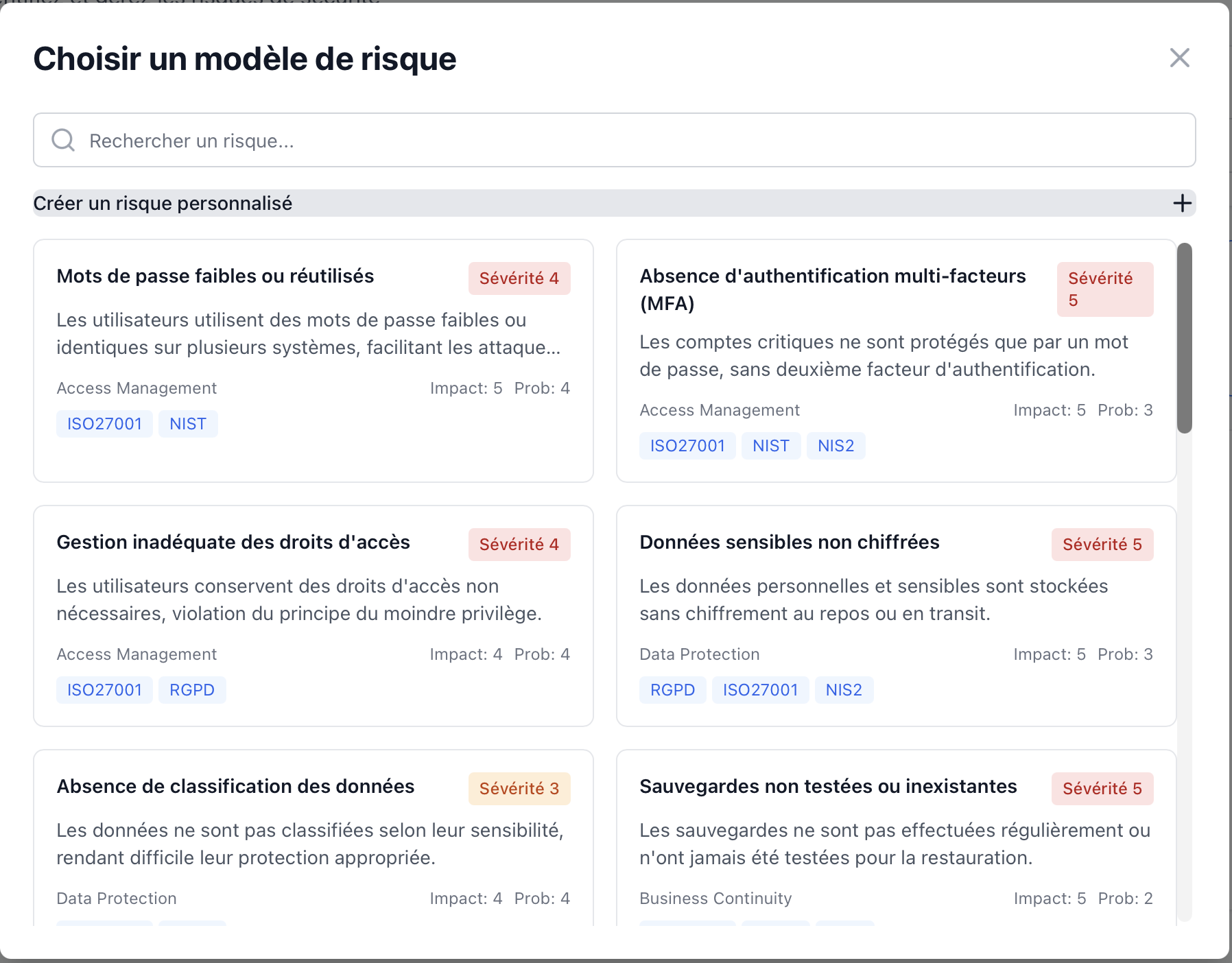 Gestion des Risques